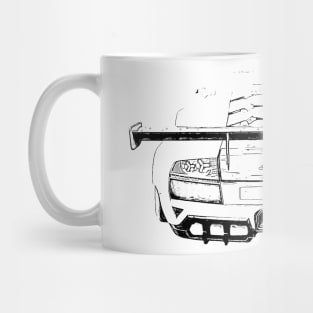 Murciélago GT  Wireframe Mug